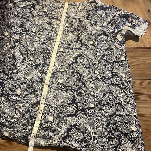 St. John’s Bay New 1X Paisley Blouse - Picture 6 of 6